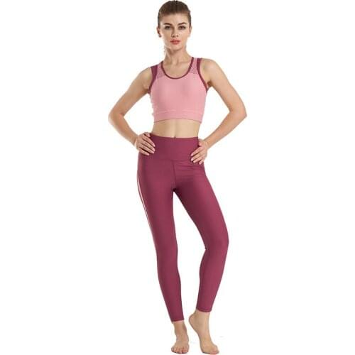 CXUEY Mesh Gym Sports Yoga Set Women Breathable Workout Fitness Clothing Set Push Up 2 Piece Set Active Wear Women Elasticity