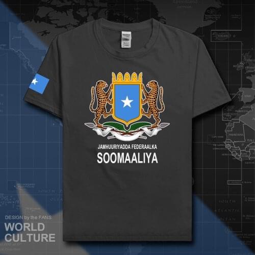 Somalia Somali t shirt fashion 2018 jerseys nation team 100% cotton t-shirt clothing tees country sporting Soomaaliya SOM SO 20