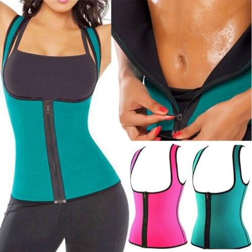 Corset Belt Women Slimming Waist Trainer Shapewear Sweat Shirt Weight Loss Body Shaper Modeling Vest Fitness Tops