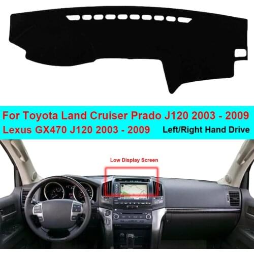Car Dashboard Cover Dash Mat Carpet Cape For Toyota Land Cruiser Prado 2003 - 2009 Lexus GX470 J120 2003 - 2009 DashMat Pad