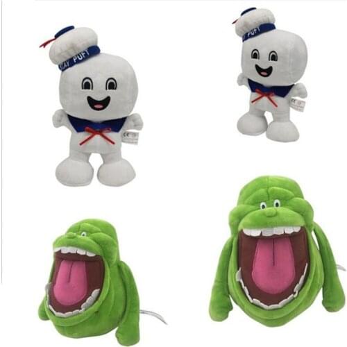 Ghostbusters 2 Stay Puft Marshmallow Man and Slimer Stuffed Plush Soft Toy Doll