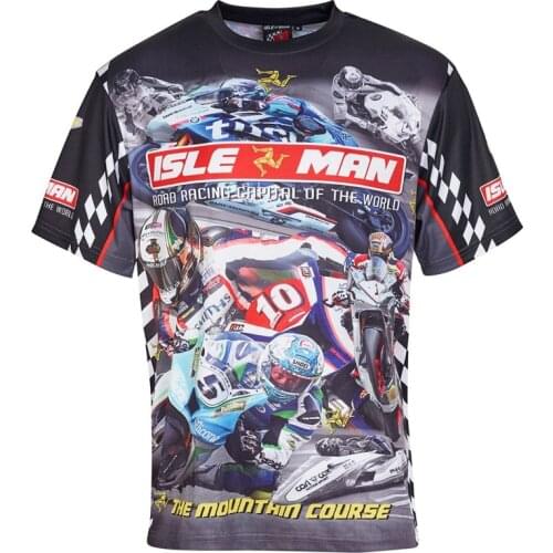 Summer Motorcycle SBK Racing Tee Shirt Isle of Man TT 3 Styles T-shirt MX DH Mountain Bike Motorbike Riding Breathable Jersey