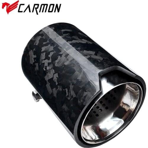 M Performance Forged Carbon Fiber Exhaust tip Silver Inner Pipe for BMW M2 M3 M4 M135i M235i M140i M240i M335i M340i M435i M440i