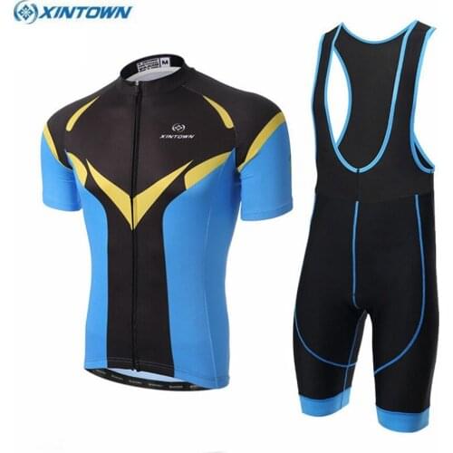 XINTOWN Men Cycling Jersey Cycling Clothing maillot ciclismo roupa ciclismo Bike Jersey Bib Shorts cycling set