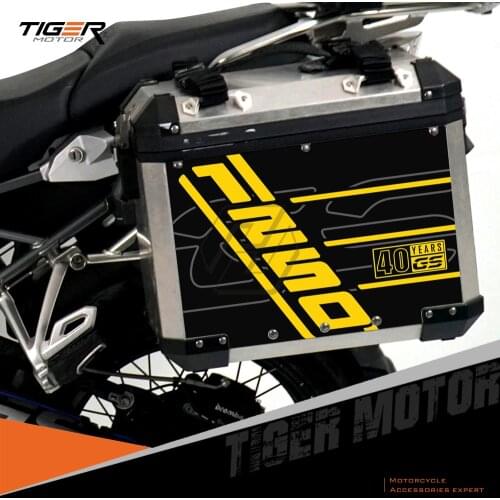 For BMW 2004-2021 R1200GS R1250GS Adventure Aluminum Box Panniers 40 Year GS Sticker Motorcycle Decal
