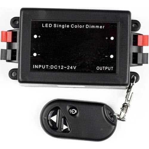 Adjustable Brightness 433Mhz 3key LED Dimmer Wireless Remote RF PWM Dimming Control Dimmer Controller