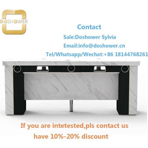 Nail salon desk light with clear acrylic powder in bulk for manicure table stone