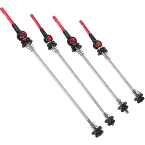 Bicycle Skewer Titanium Alloy Bicycle Quick Release Skewer Mountain Bike 74/100/130/135mm Wheel Hub Lightweight Quick Skewers