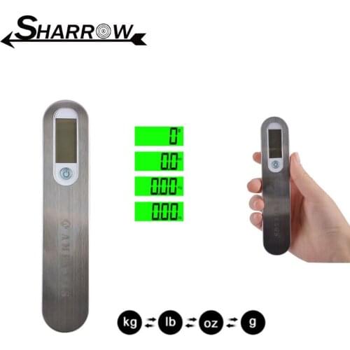Archery Bow Scale Luggage Scale Portable Electronic Scale Weight suitcase Travel Hanging Steelyard Hook Accessories