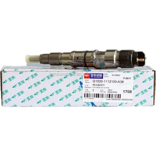 0445120225 G1000-1112100-A38 G10001112100A38 genuine new common rail injector for Yuchai YC4G