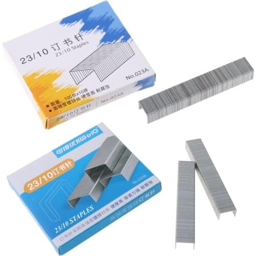 1000Pcs/Box Heavy Duty 23/10 Metal Staples for stapler Office School Supplies Stationery C5AE