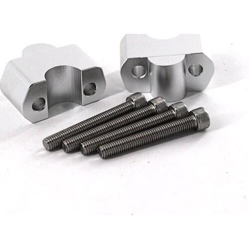 2PCS 30mm CNC Machining Handlebar Risers Bar Clamp Extend Adapter With Bolts For BMW G310GS G310R