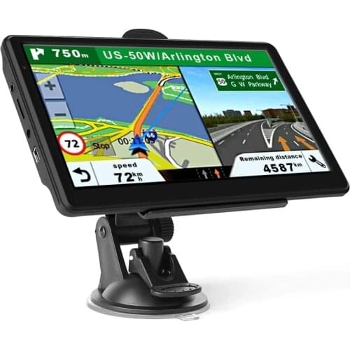 Car GPS 7 Inch Truck GPS Navigation 8GB Navigation Free Map HD Screen Touch Screen Europe Australia America Map