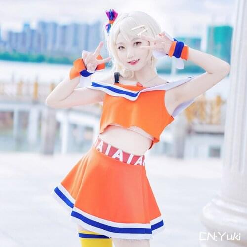 Anime Love Live! Nijigasaki High School Ai Miyashita Cosplay Costumes Lovelive Days Dress Cheerleading Uniforms Custom Made