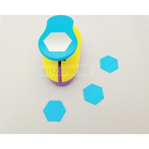 Free ship Hexagon hole punch set Geometry Punch Craft Scrapbook Paper Puncher graph Shaped Punches