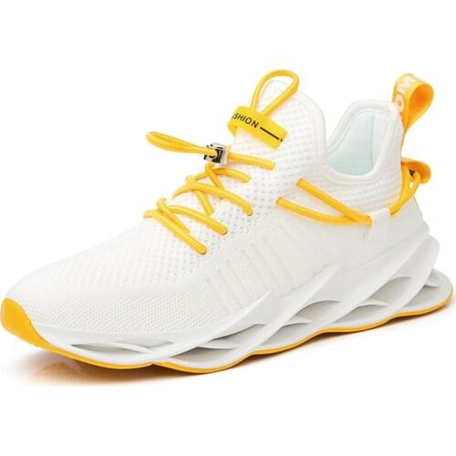 Mens running shoes light knife edge bottom summer breathable sneakers outdoor sports jogging shoes