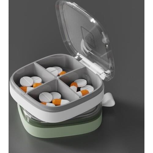 Weekly Pill Box Travel Pill Case Splitter Pill Organizer Medicine Box 7 Day Portable Pill Cutter Tablet Container Storage Box
