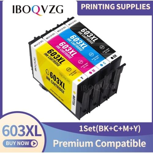IBOQVZG 603xl T603 E603 603 XL For Epson Ink Cartridge for Epson Printer XP2100 XP2105 XP3100 WF-2830 XP4100 XP4105 WF-2835
