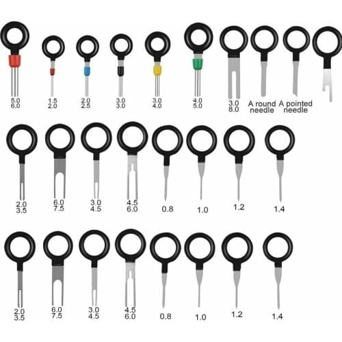47 Pcs Car Terminal Connector Removal Tool Electrical Wire Crimp Pin Extractor Puller Auto Set Vehicle Hand Repair Stylus Tool
