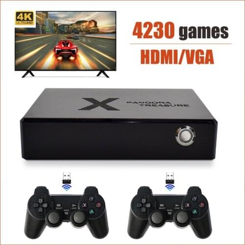 Pandora Box Classic Retro Game Console Built-in 4230 Game 3D Mini Arcade Video Game Console HDMI/VGA Output 4K HD TV Game Player