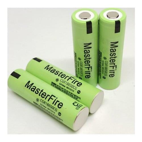 MasterFire Original CGR18650CG 2250mAh 18650 3.7V Rechargeable Lithium Battery Batteries (CGR18650CG) For Panasonic