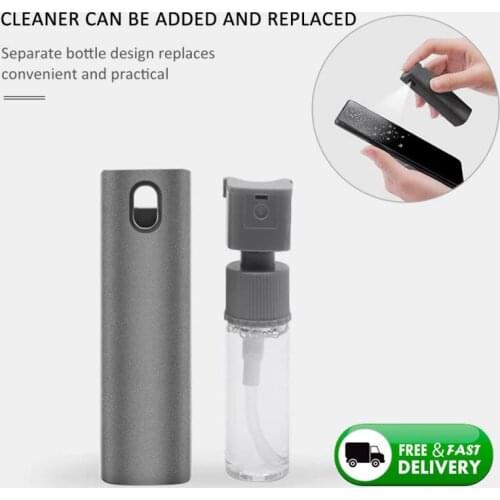 Portable PC Screen Cleaner Microfiber Cloth Cleaning Device Spray Portable Magic Glasses For TV PC Computer Screen Clean Spray