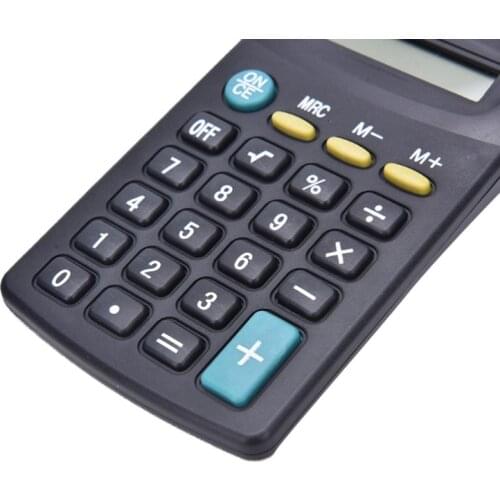 D7YC Portable Office Calculation Supplies 8-digit Electronic Calculator Large Screen Desktop Calculator Home Office School