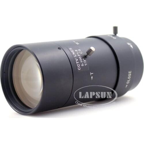 Manual IRIS ZOOM FOCUS 5mm ~ 100mm CS C Mount BIg Visual Field for CCTV Camera Lens / Industrial Microscope