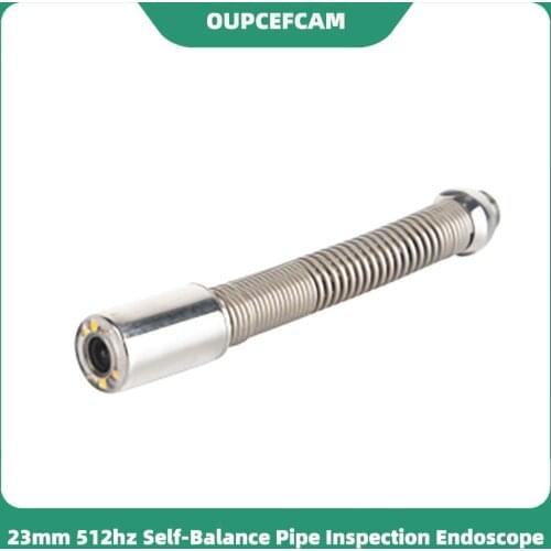 Φ23mm Long Spring Self Balance Camera Head With 12PCS Led Lights Replacement Parts For Video Surveillance Endoscope System