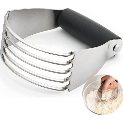 Chef Dough Blender Pastry Cutter Easy Mix Stainless Steel Dough Cutters for Cold Butter Pie Crust Scones Baking Tools