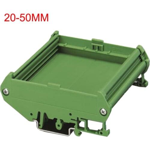 UM72 PCB length range: 20-50mm profile panel mounting base PCB housing PCB DIN Rail mounting adapter