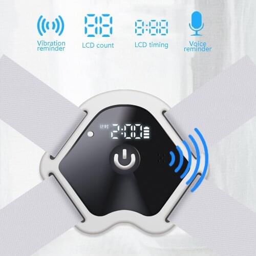 Smart Voice Posture Corrector Children LCD Display Timing Counting Posture Correction Belt Vibration Reminder Back Corrector