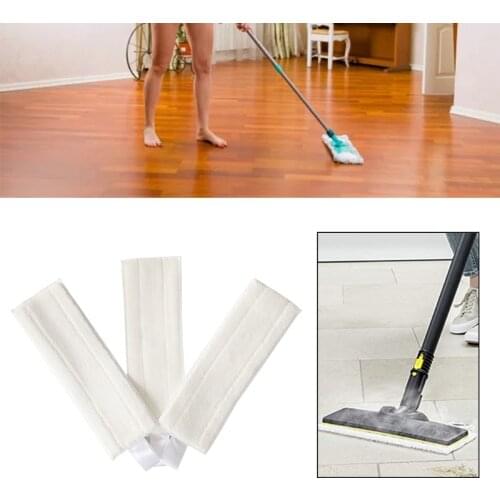 3pcs Steam Mop Cloth Household Floor Cleaning Mop Cleaning Cloths for Karcher SC1/SC2/SC3/SC4/SC5/SV7 Steam Mop