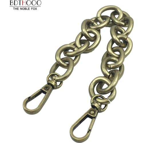 30cm Replacement Metal Chain For Handle Bag Handbag Antique Bronze DIY Accessories For Bag Strap Hardware