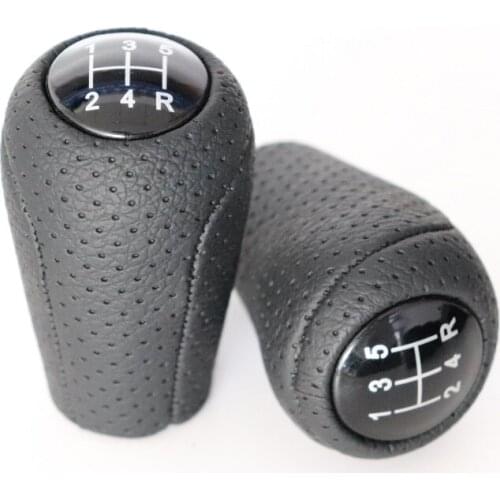 5/6 Speed Gear Shift Knob for MAZDA 3 BK BL 5 CR CW 6 II GH CX-7 ER MX-5 NC III MT Leather Lever Arm Stick Headball Accessory