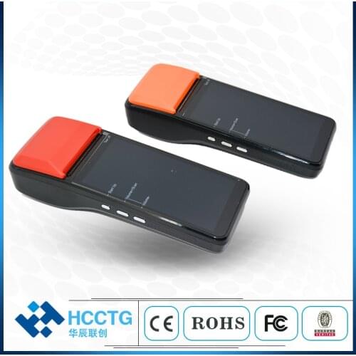 5 Inch 1280*720 IPS Mini Touch Screen Mobile NFC POS Android 7.1 Terminal with Printer 58MM