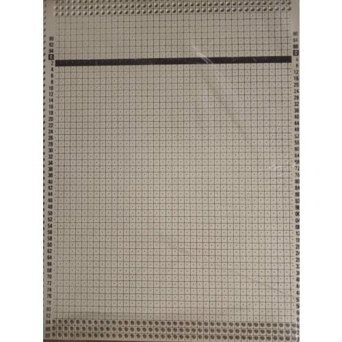 5pcs PASSAP KNITTING MACHINE DECO 40 STITCH PATTERN DESIGNER BLANK PUNCH CARDS
