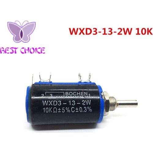 5PCS Smart Electronics WXD3-13-2W 10K Rotary Side Rotary Multiturn Wirewound Potentiometer