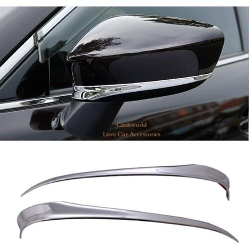 Accessories For Mazda 6 2014 2015 2016 Car Rearview Mirror Decoration Exterior Trim Rear View Mirror Cover Trim Strips stickers