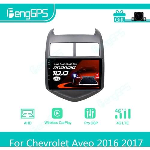 For Chevrolet Aveo 2016 2017 Android Car Radio Stereo Multimedia Player 2 Din Autoradio GPS Navigation PX6 Unit Screen Display