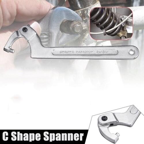 C Hook Wrench Round Nut Water Meter Cover Semi-Circular Multi-Function Shaped Hook Wrench Tool