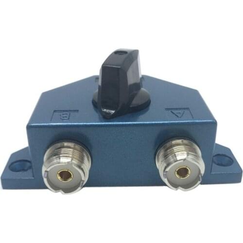Ca-201 Antenna Switcher Uhf Manual Aerial Female Connector Adapter Converter Cb Radio Antenna Coax Switch