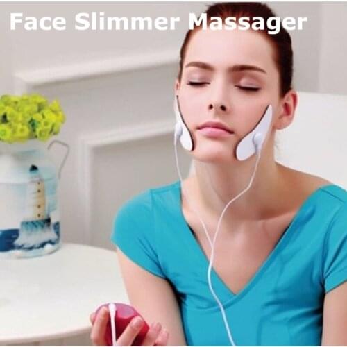 Electrode Pads Electrical Hands Face Slimmer FACE EMS POKE SLIM MUSCLE TONER Pulse Burn Fat Thin Body Breast Massager