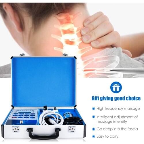EU US Stock Electromagnetic Extracorporeal Shock Wave Therapy Machine Effective Electromagnetic Body Massager Muscle Relax