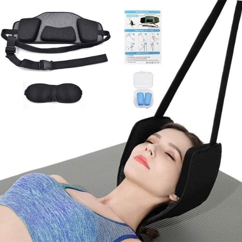 Neck Head Hammock for Neck Pain Relief Portable Relieves Shoulder Muscle Relaxation & Physical Therapy Cervical Traction Hammock