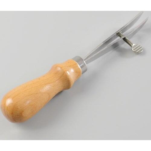 Stainless Steel Leather Craft Adjustable Outside Edge Creaser Leather Craft Tools Diy Handmade Convenient Durable High Quality