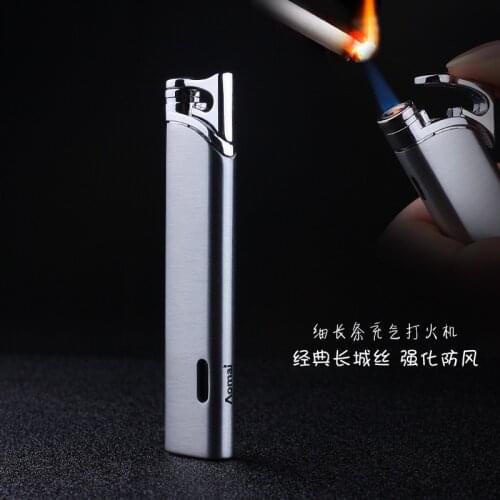 Compact Turbo Mini Gas Torch Lighter Windproof All Metal Jet Cigar Lighters 1300 C Butane No Gas Gadgets For Men Gift
