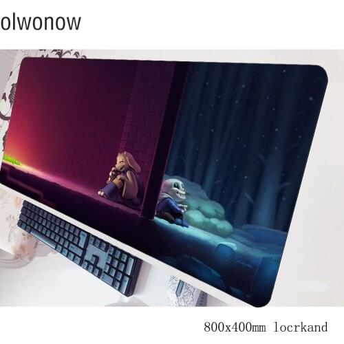 Undertale mousepad gamer desk 800x400x3mm gaming mouse pad large office notebook pc accessories laptop padmouse ergonomic mat