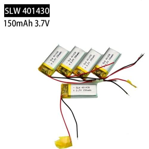 KingWei 5Pcs/Lot 401430 Li-Polymer Battery 200mAh 3.7v Li-ion Rechargeable Battery For BlueTooth MP3 MP4 Electronics
