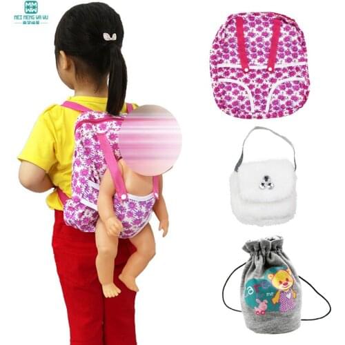 Mini toy small baby backpack Swimsuit for 40cm-45cm new born doll accessories and American doll